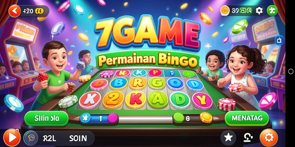 Screenshot 7GAME menampilkan pengalaman bermain Bingo yang mengasyikkan.