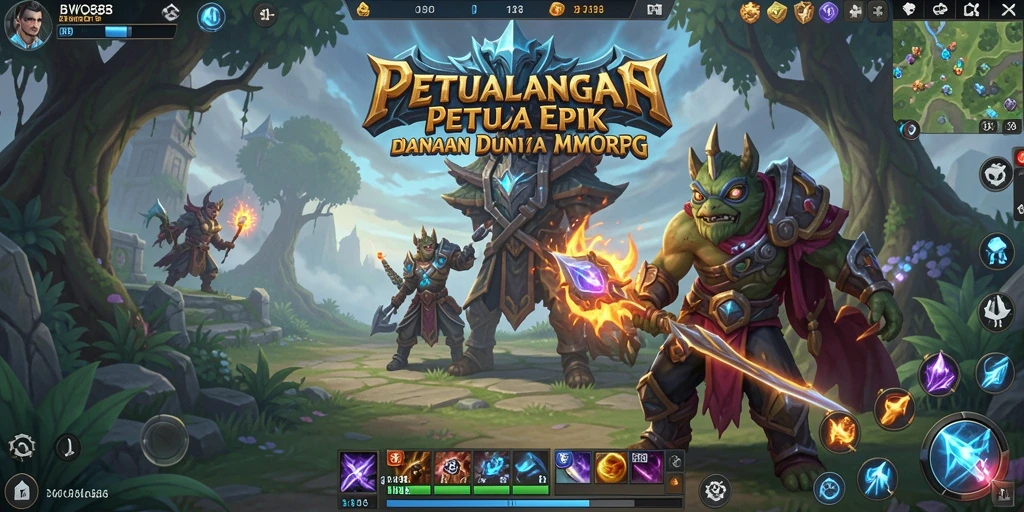 Screenshot gameplay BWO888 yang menunjukkan pertarungan seru dan grafis menawan.