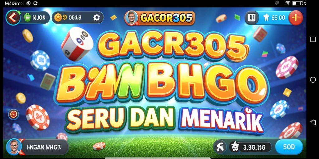 Tampilan seru gameplay Bingo di GACOR305.