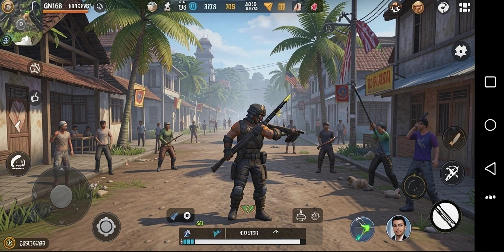 Tampak gameplay simulasi yang menakjubkan dan mendalam.