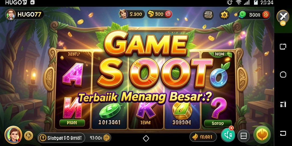 Gameplay seru HUGO77 dengan fitur Slot yang menarik.