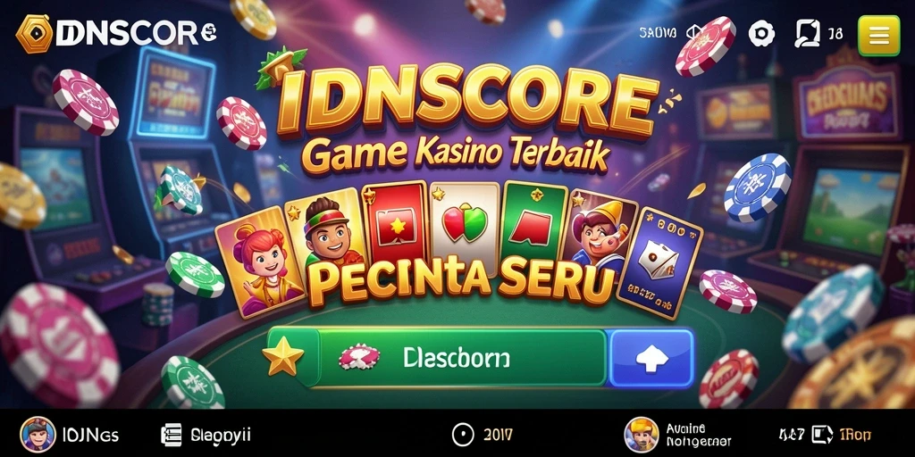 Tampilan gameplay seru di IDNSCORE menunjukkan keseruan permainan Kasino.