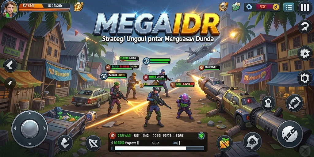 Gameplay mendebarkan di MEGAIDR dengan taktik yang cerdas.